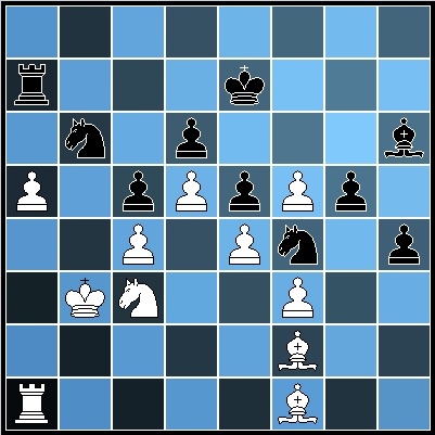 The position after 50. … Nf4 might be interesting to show with the following comment: "Black's last move 50. ... Nf4 relied on the pin on the a-file. White could now have easily won by 51. axb6! Rxa1 52. b7 Rxf1 53. b8Q Rxf2 54. Qc7+. White played 51. Nb5 after which Black resigned