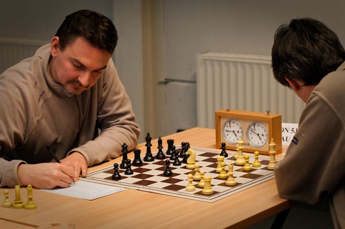 József had the black pieces again