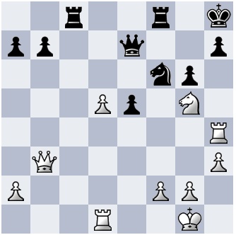 Under time pressure black blundered with Nxd5?? After which Qxd5 is OK for Black but Rxh7+ was game over.